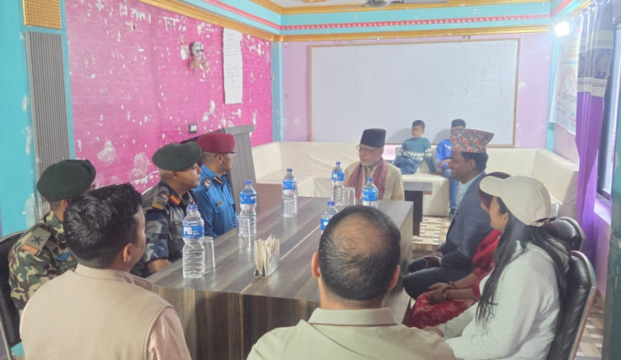 माननीय प्रदेश प्रमुख नजिर मियाँज्यूको बझाङ भ्रमण