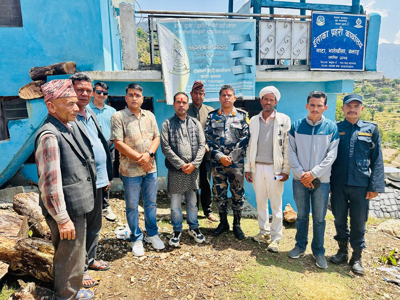 प्रहरी चौकी मष्टा अनुगमन निरीक्षण